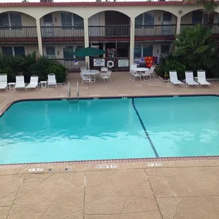 Pool from second floor