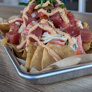 Happy Hour Poke Nachos