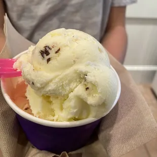 The granddaughters mint chocolate chip