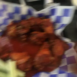 Wings hot blurry sorry