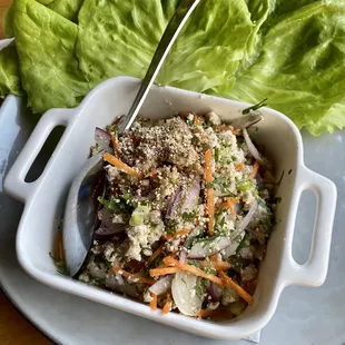 Thai lettuce wraps