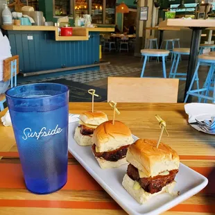 Pork belly sliders