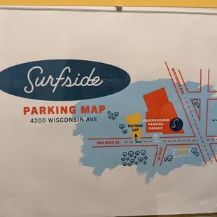 Free parking map
