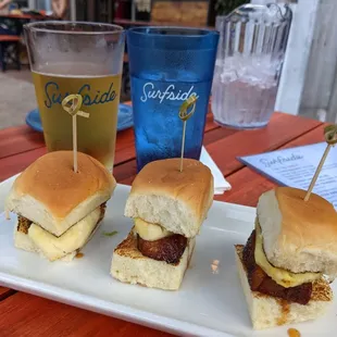 Pork belly sliders