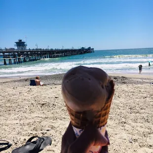 My heart says pizza and wine, but my bikini says eat coffee ice cream with a view.