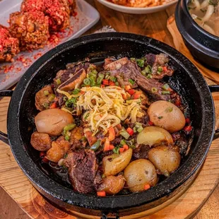 emperor galbijjim, Korean fried chicken