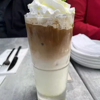 Iced banana latte
