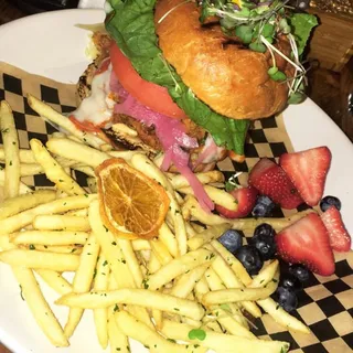 Chicken Burger Lunch