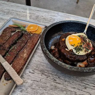 Flight of millionaire's bacon