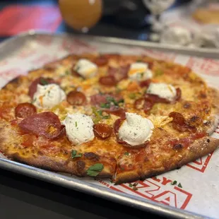 Fancy pic, tasty pizza