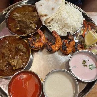 Shrimp Thali