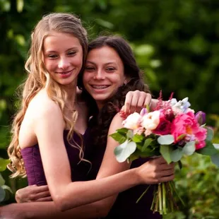 Bridesmaids &amp; new sisters.