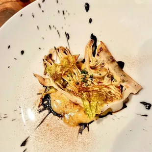 Grilled cabbage with white wine, shallots, and mustard - Dec 2021