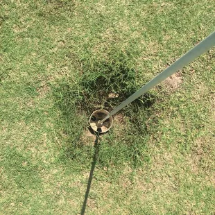 Hole 3 it's so big you should be able to make a hole in one shot.