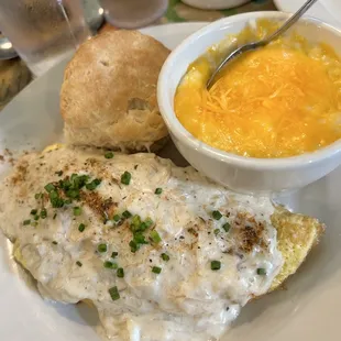 Avocado Brie and Crab Omelet