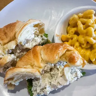 Chicken salad sandwich on a croissant. Really enjoyed it!