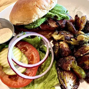 Cajun grill chicken sandwich