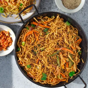 Vegetable Hakka Noodles