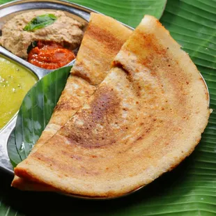 Karam Podi Onion Dosa