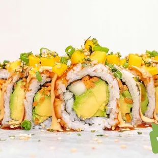 This is our Livin' on the Veg Roll--all vegan-friendly ingredients with fantastic taste and flavors.