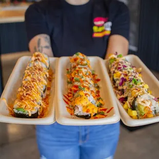 sushi and sashimi, sashimi, food, sushi