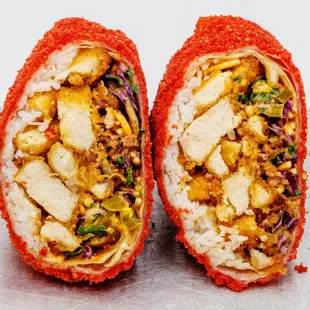 a cut in half sandwich