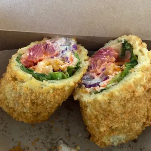 Tempura Fried Sushi Wrap