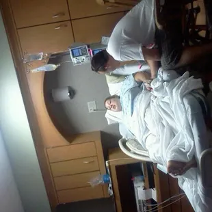 Baby sister in labor :)