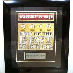 Voted "Best Bling" in El Paso 10 Years in a Row