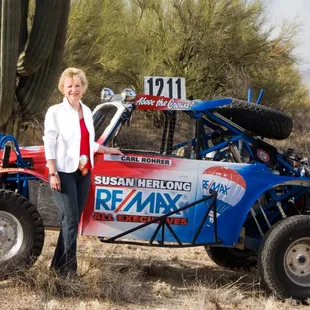 Susan Herlong Sponsor of the RE/MAX Race Car