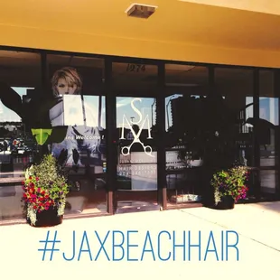Susan Merrick's store front #jaxbeachhair