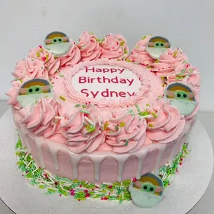 a birthday cake