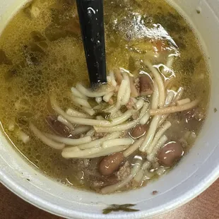 Looks like chicken noodle soup, not fideo loco