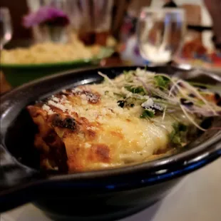 Homemade lasagna