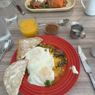 Pikes Peaks Loaded Spunds (with eggs)