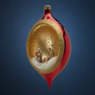 Italian glass ornament by Carlini