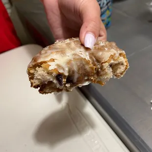 Blueberry cake donut!