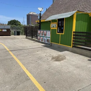 Drive up window for ordering