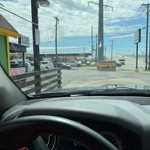 POV: Drive thru window