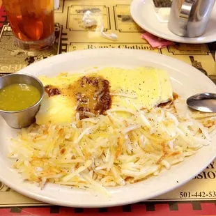 Chili &amp; Cheese Omelette