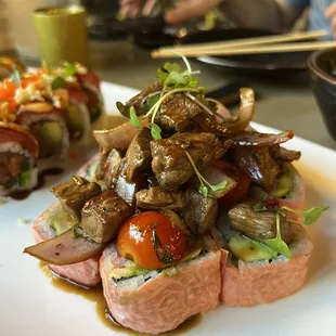 Lomo Saltado Roll - @kevinsfoodtour