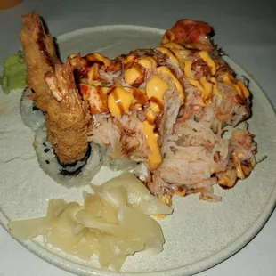 The Trio Roll. The Pic is kinda crazy looking but trust me, it's the BOMB!@ Susheria!