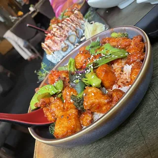 Chili Honey Chicken Bowl