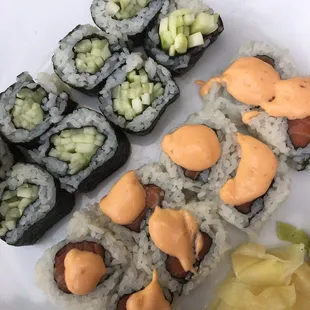 sushi, sashimi, sushi and sashimi, food