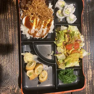 Bento box with Hamburger Steak