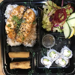 Salmon Teriyaki Bento Box