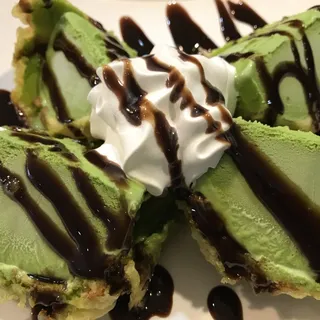 Green Tea Tempura Ice Cream