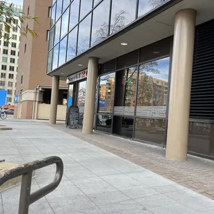 the outside of a building