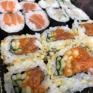 sushi and sashimi