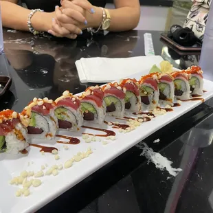 Spicy 18. Crunchy Spicy Tuna Sushi Roll